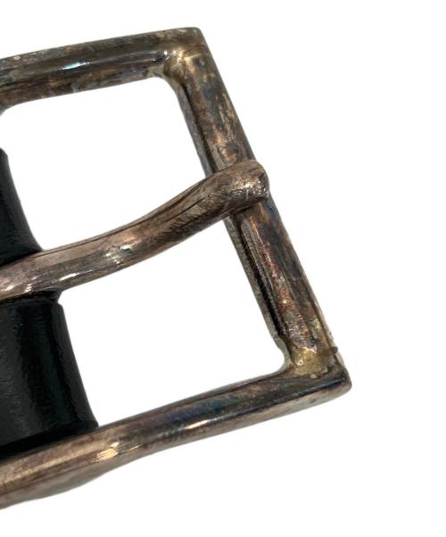 xolo jewelry（ショロ ジュエリー）XOLO JEWELRY (ショロ ジュエリー) Rectangular Buckle -Black Leather- ブラックの古着・服飾アイテム