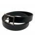 XOLO JEWELRY（ショロ ジュエリー）の古着「Rectangular Buckle -Black Leather-」｜ブラック