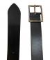 XOLO JEWELRY (ショロ ジュエリー) Rectangular Buckle -Black Leather- ブラック：18000円