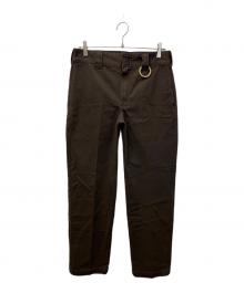 Dickies×OUTERKNOWN（ディッキーズ×アウターノーン）の古着「テーパード ワーク コットン チノ パンツ」｜ブラウン