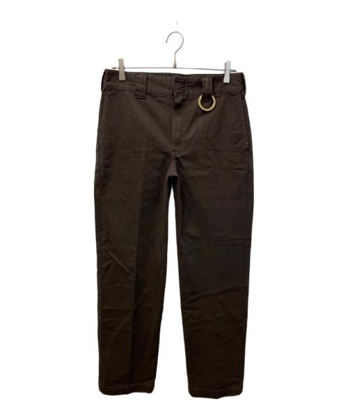 Dickies（ディッキーズ）Dickies (ディッキーズ) OUTERKNOWN (アウターノーン) テーパード ワーク コットン チノ パンツ ブラウン サイズ:32の古着・服飾アイテム