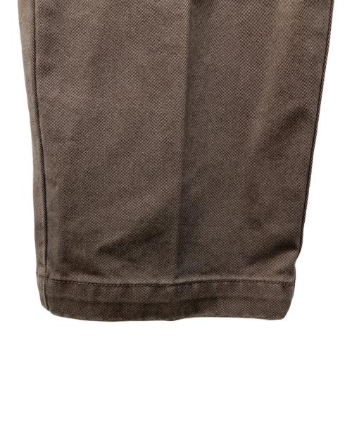 Dickies（ディッキーズ）Dickies (ディッキーズ) OUTERKNOWN (アウターノーン) テーパード ワーク コットン チノ パンツ ブラウン サイズ:32の古着・服飾アイテム