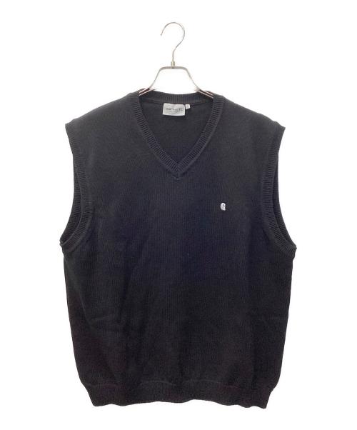 CarHartt（カーハート）CarHartt (カーハート) MADISON VEST SWEATER ブラック サイズ:Lの古着・服飾アイテム