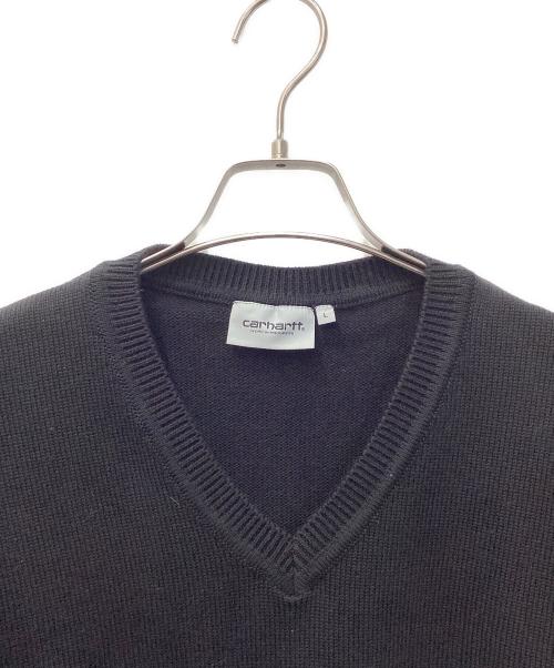 CarHartt（カーハート）CarHartt (カーハート) MADISON VEST SWEATER ブラック サイズ:Lの古着・服飾アイテム
