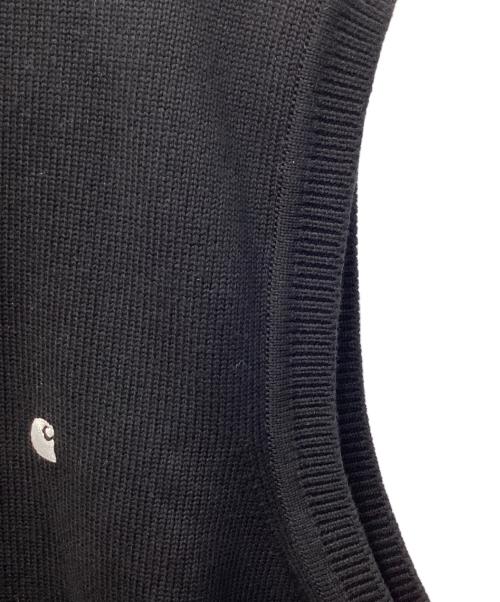 CarHartt（カーハート）CarHartt (カーハート) MADISON VEST SWEATER ブラック サイズ:Lの古着・服飾アイテム