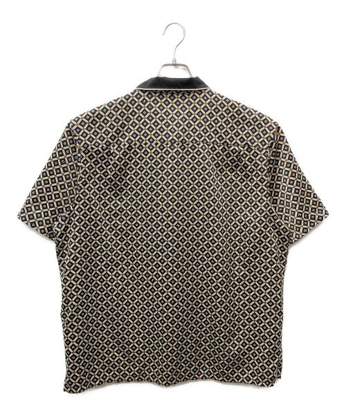 SUPREME（シュプリーム）SUPREME (シュプリーム) Satin Pajama Shirt セットアップ ベージュ×ブラック サイズ:Lの古着・服飾アイテム