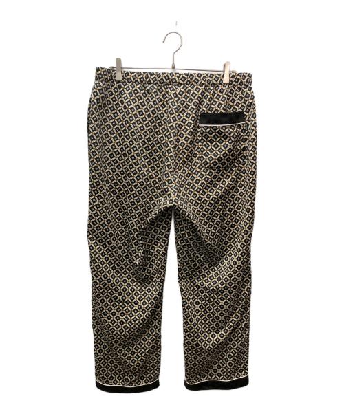 SUPREME（シュプリーム）SUPREME (シュプリーム) Satin Pajama Shirt セットアップ ベージュ×ブラック サイズ:Lの古着・服飾アイテム