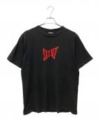 SAINT MICHAELセントマイケル）の古着「ロゴプリントTシャツ」｜ブラック