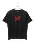 SAINT MICHAEL（セントマイケル）の古着「ロゴプリントTシャツ」｜ブラック