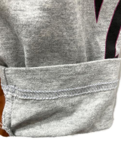 X-LARGE（エクストララージ）X-LARGE (エクストララージ) TRIBAL LAYERED L/S TEE グレー×ブラウン サイズ:Mの古着・服飾アイテム