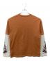 X-LARGE (エクストララージ) TRIBAL LAYERED L/S TEE グレー×ブラウン サイズ:M：5000円