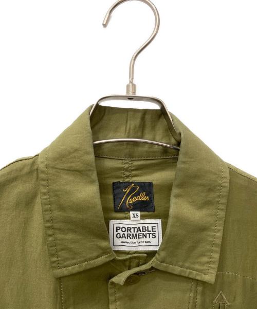 Needles（ニードルズ）Needles (ニードルズ) BEAMS (ビームス) シャツジャケット カーキ サイズ:XSの古着・服飾アイテム