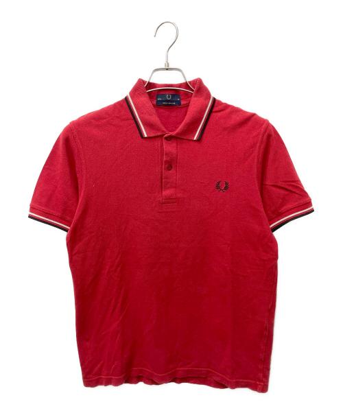 FRED PERRY（フレッドペリー）FRED PERRY (フレッドペリー) ポロシャツ レッド サイズ:38の古着・服飾アイテム