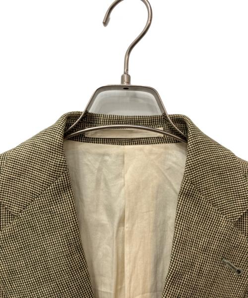 HAVERSACK（ハバーサック）HAVERSACK (ハバーサック) リネンテーラードジャケット ベージュ サイズ:Mの古着・服飾アイテム