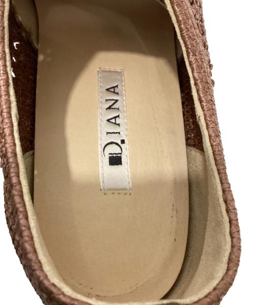 DIANA（ダイアナ）DIANA (ダイアナ) メッシュシューズ ブラウン サイズ:23　１/２の古着・服飾アイテム