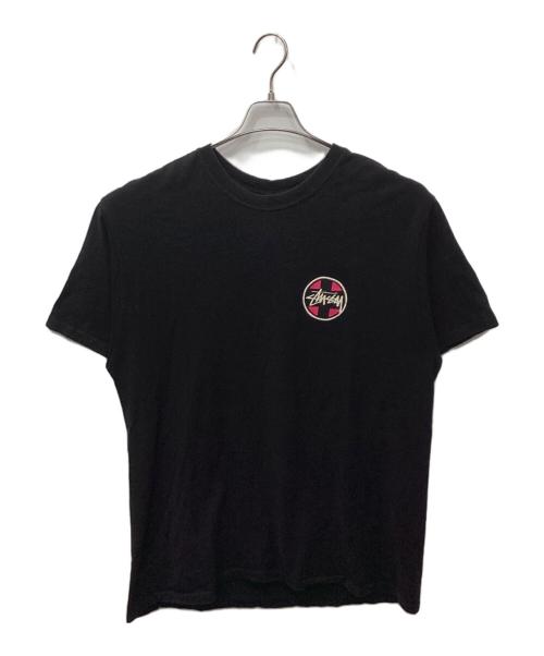 stussy（ステューシー）stussy (ステューシー) Cross Dot Tシャツ（クロスドット） ブラック サイズ:Lの古着・服飾アイテム