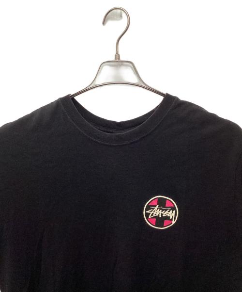 stussy（ステューシー）stussy (ステューシー) Cross Dot Tシャツ（クロスドット） ブラック サイズ:Lの古着・服飾アイテム