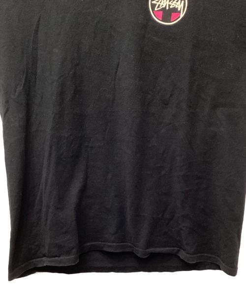 stussy（ステューシー）stussy (ステューシー) Cross Dot Tシャツ（クロスドット） ブラック サイズ:Lの古着・服飾アイテム