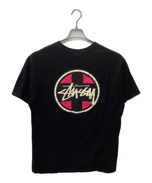 stussy（ステューシー）stussy (ステューシー) Cross Dot Tシャツ（クロスドット） ブラック サイズ:Lの古着・服飾アイテム
