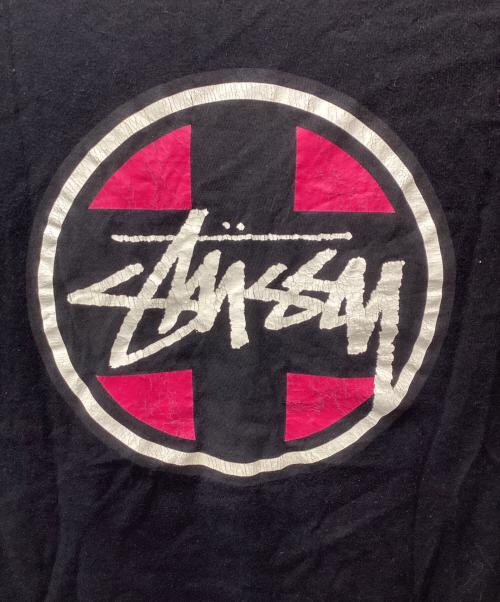 stussy（ステューシー）stussy (ステューシー) Cross Dot Tシャツ（クロスドット） ブラック サイズ:Lの古着・服飾アイテム