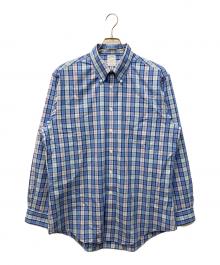 BROOKS BROTHERS（ブルックスブラザーズ）の古着「REGENT チェックBDシャツ」｜ブルー
