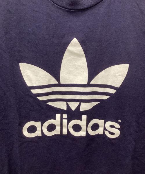 adidas（アディダス）adidas (アディダス) 90's ロゴプリントTシャツ ネイビー サイズ:Mの古着・服飾アイテム
