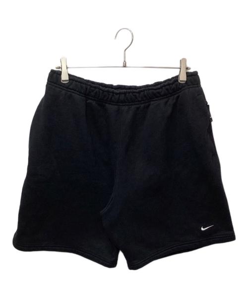 NIKE（ナイキ）NIKE (ナイキ) スウェットハーフパンツ ブラック サイズ:Lの古着・服飾アイテム