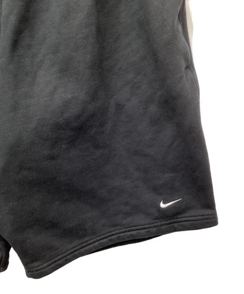 NIKE（ナイキ）NIKE (ナイキ) スウェットハーフパンツ ブラック サイズ:Lの古着・服飾アイテム