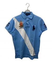 POLO RALPH LAUREN（ポロ・ラルフローレン）の古着「ビッグポニーポロシャツ」｜ブルー