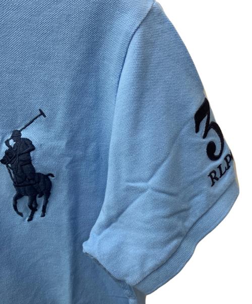 POLO RALPH LAUREN（ポロ・ラルフローレン）POLO RALPH LAUREN (ポロ・ラルフローレン) ビッグポニーポロシャツ ブルー サイズ:Lの古着・服飾アイテム