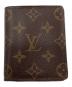 LOUIS VUITTON（ルイ ヴィトン）の古着「2つ折り財布」｜ブラウン