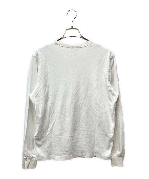 DIESEL（ディーゼル）DIESEL (ディーゼル) ロングスリーブカットソー ホワイト サイズ:Sの古着・服飾アイテム