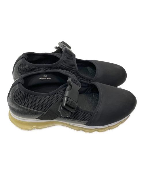 TOMO & CO（トモアンドシーオー）TOMO & CO (トモアンドシーオー) T CAP SANDAL（ティーキャップサンダル） ブラック サイズ:24cmの古着・服飾アイテム