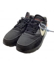 NIKE×OFFWHITE（ナイキ×オフホワイト）の古着「THE 10 : AIR MAX 90 スニーカー」｜"Black/Black-Cone-Wh