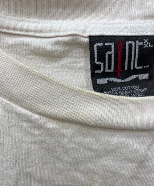SAINT MICHAEL（セントマイケル）SAINT MICHAEL (セントマイケル) SS TEE / TIME IS ETRNL ホワイト サイズ:XXLの古着・服飾アイテム