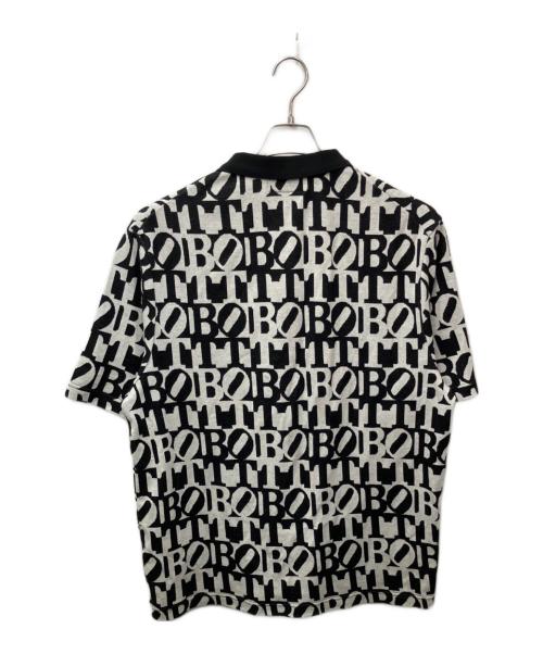 BoTT（ボット）BoTT (ボット) Square Logo S/SL Jacquard Polo ブラック サイズ:XLの古着・服飾アイテム