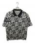 BoTT（ボット）の古着「Square Logo S/SL Jacquard Polo」｜ブラック