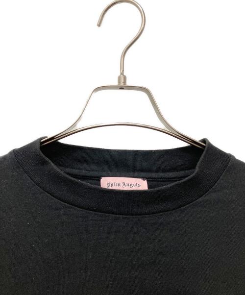 Palm Angels（パーム エンジェルス）Palm Angels (パーム エンジェルス) Pin My Heart Bouclé Long Sleeve T-Shirt ブラック サイズ:Mの古着・服飾アイテム