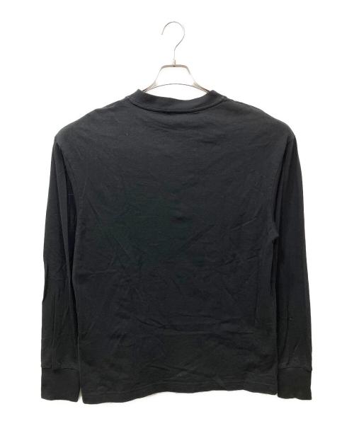Palm Angels（パーム エンジェルス）Palm Angels (パーム エンジェルス) Pin My Heart Bouclé Long Sleeve T-Shirt ブラック サイズ:Mの古着・服飾アイテム