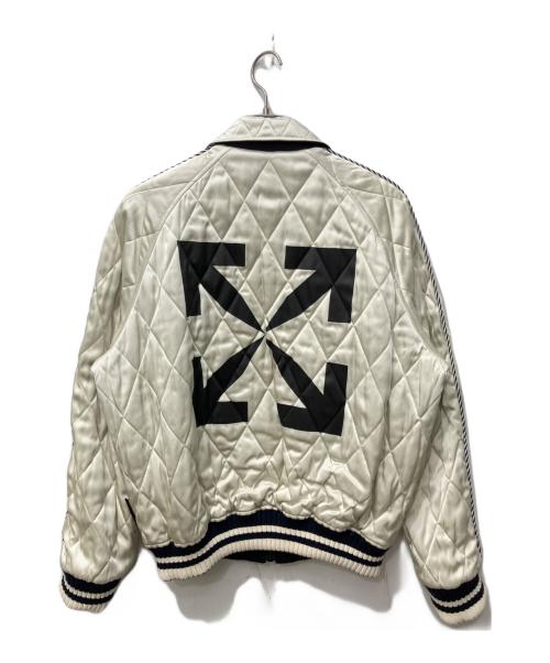 OFFWHITE（オフホワイト）OFFWHITE (オフホワイト) Reversible Souvenir Jacket/リバーシブルスーベニアジャケット ネイビー×アイボリー サイズ:Lの古着・服飾アイテム