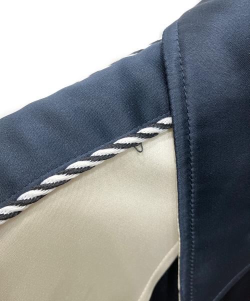 OFFWHITE（オフホワイト）OFFWHITE (オフホワイト) Reversible Souvenir Jacket/リバーシブルスーベニアジャケット ネイビー×アイボリー サイズ:Lの古着・服飾アイテム