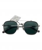 VIKTOR&ROLFヴィクター＆ロルフ）の古着「フリップアップティアドロップ サングラス」｜シルバー