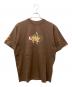Quiksilver（クイックシルバー）の古着「大判プリントTシャツ」｜ブラウン