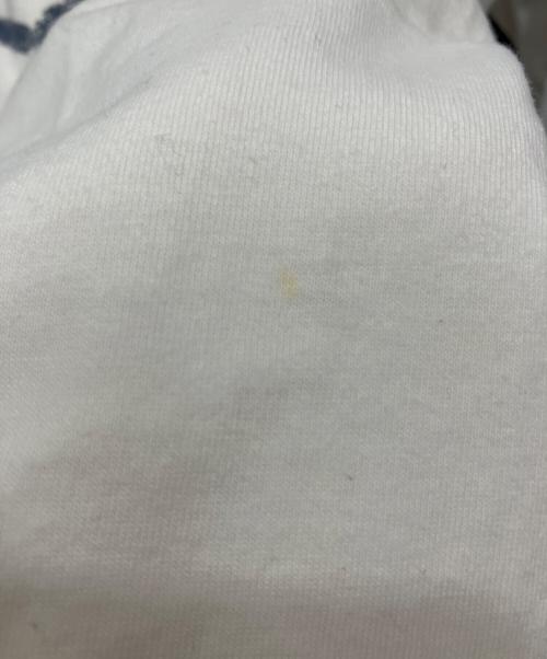 Quiksilver（クイックシルバー）Quiksilver (クイックシルバー) 大判プリントTシャツ ブルー×ホワイト サイズ:Mの古着・服飾アイテム