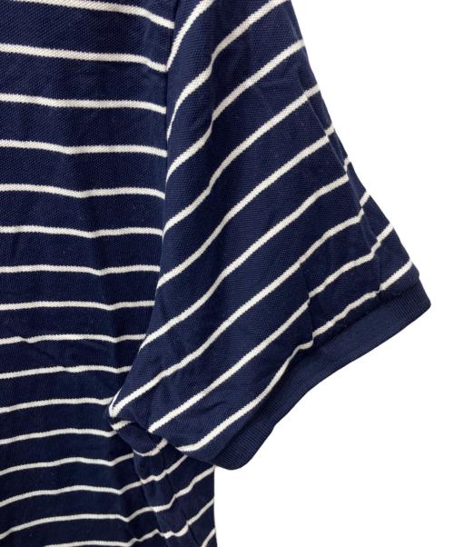 POLO RALPH LAUREN（ポロ・ラルフローレン）POLO RALPH LAUREN (ポロ・ラルフローレン) ボーダーポロシャツ ネイビー サイズ:Lの古着・服飾アイテム