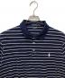 POLO RALPH LAUREN (ポロ・ラルフローレン) ボーダーポロシャツ ネイビー サイズ:L：5000円