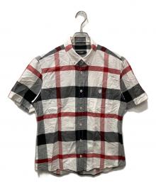 BLACK LABEL CRESTBRIDGE（ブラックレーベル クレストブリッジ）の古着「チェックBDシャツ」｜レッド