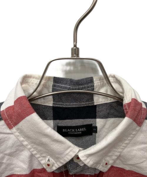 BLACK LABEL CRESTBRIDGE（ブラックレーベル クレストブリッジ）BLACK LABEL CRESTBRIDGE (ブラックレーベル クレストブリッジ) チェックBDシャツ レッド サイズ:3の古着・服飾アイテム