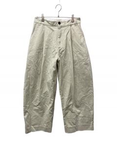 中古・古着通販】MARKAWARE (マーカウェア) FRONT PLEATS PEGTOP
