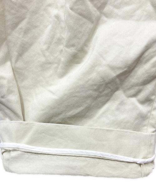 STUDIO NICHOLSON（スタジオ ニコルソン）STUDIO NICHOLSON (スタジオ ニコルソン) SORTE PEACHEDCOTTON TWILL VOLUME PLEAT PANTS アイボリー サイズ:Sの古着・服飾アイテム